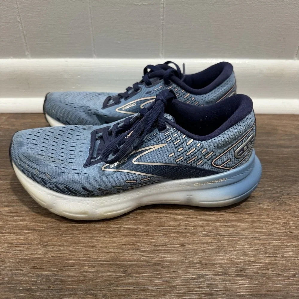 Brooks Glycerin 20 Women's Sz 7 Blue Multicolor NO INSOLE